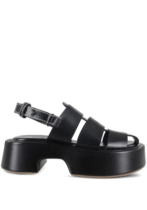 JW Anderson leather pumps - Black