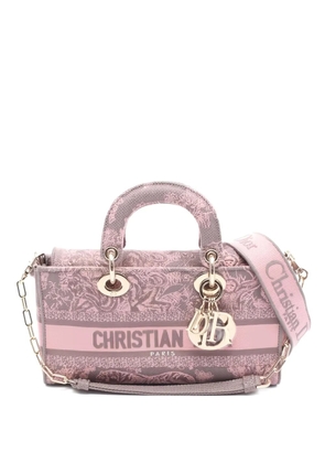Christian Dior Pre-Owned 2000s medium Lady D-Joy floral-print three-way handbag - Pink