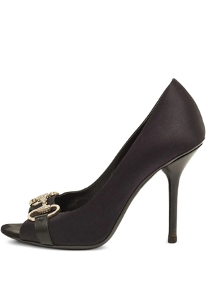 Gucci Pre-Owned 110mm leather sandals - Black