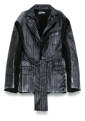 Jean Paul Gaultier trompe-l'oeil padded jacket - Black