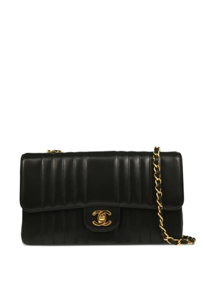 CHANEL Pre-Owned 1992 Mademoiselle lambskin shoulder bag - Black
