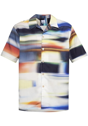 PS Paul Smith Motion Blur-print shirt - White