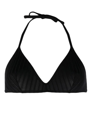 ERES ribbed triangle bikini top - Black