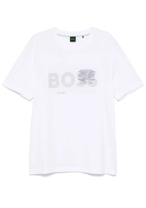 BOSS signature artwork T-shirt - White