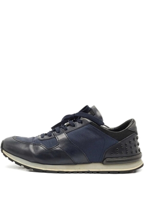 Tod's leather low-top sneakers - Blue
