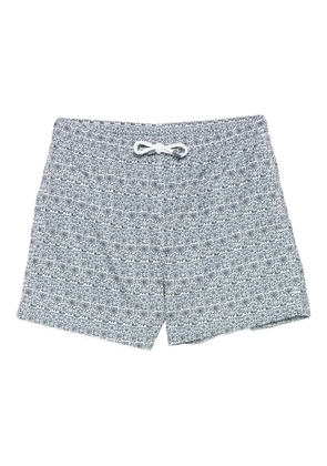 Fedeli floral-print swim shorts - Green