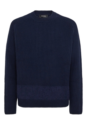 DSQUARED2 ribbed jumper - Blue