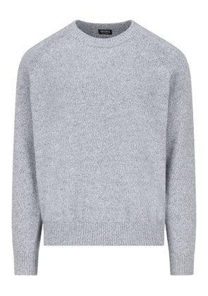 Zegna crew-neck sweater - Grey