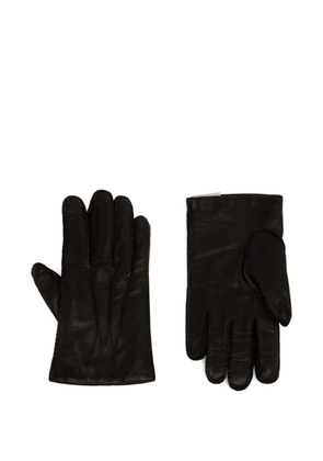 Bally leather gloves - Black