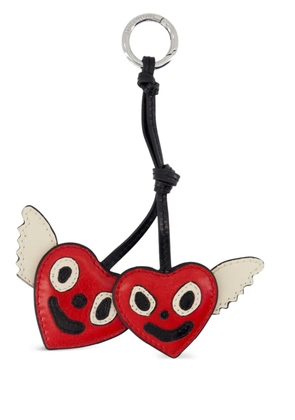 Zadig&Voltaire winged-hearts keychain - Red