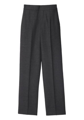 Burberry long-leg wool trousers - Grey