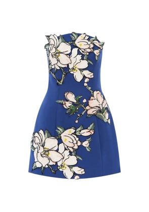 Leo Lin Zaria floral mini dress - Blue