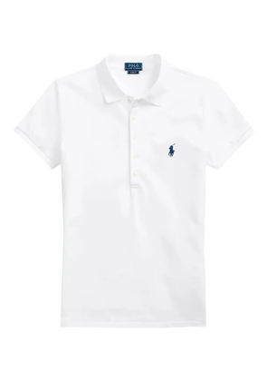 Ralph Lauren Collection Polo Pony-embroidered polo shirt - White
