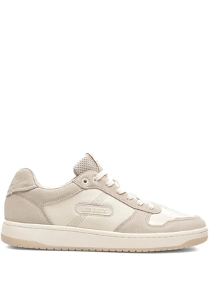 Les Deux perforated panelled sneakers - Neutrals