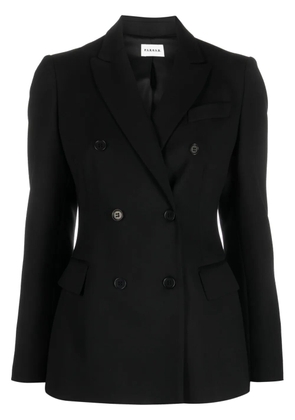 P.A.R.O.S.H. Giacca double-breasted wool-blend blazer - Black