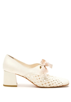 Sarah Chofakian Romance leather pumps - Neutrals