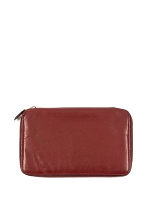 Hermès Pre-Owned 2000s Azap leatherzipped wallet - Red