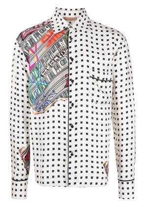 ROMEO HUNTE The Gender Neutral silk shirt - White