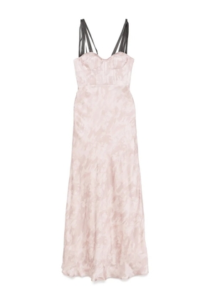 PINKO x Patrick McDowell satin maxi dress