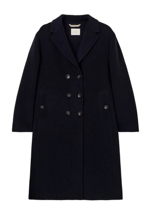 Fedeli double-breasted coat - Blue