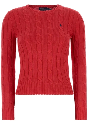 Polo Ralph Lauren cable-knit cotton sweater - Red