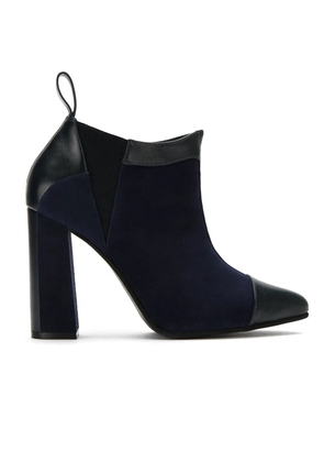 Studio Chofakian panelled suede boots - Blue