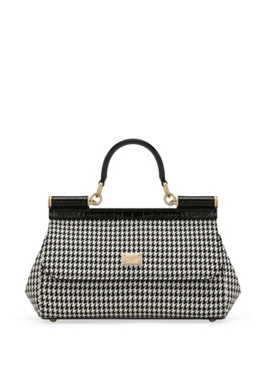 Dolce & Gabbana houndstooth tote bag - Black