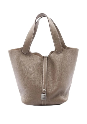 Hermès Pre-Owned 2014 Clemence Picotin Lock 22 handbag - Brown