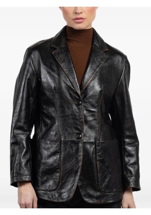 Giorgio Brato x Jade Over single-breasted blazer - Black