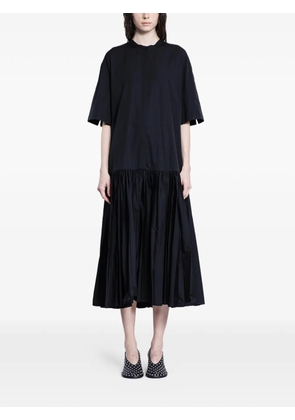 Jil Sander panelled midi dress - Black