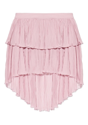 Blumarine ruffled asymmetrical skirt - Pink