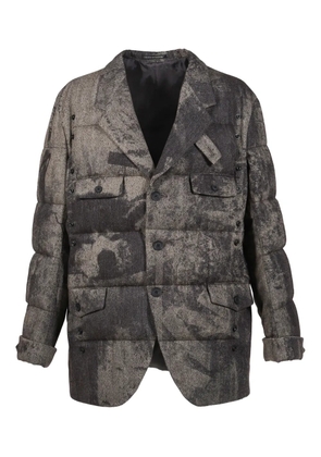Yohji Yamamoto buttoned padded jacket - Black