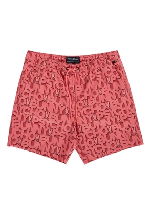Psycho Bunny Damon swim shorts - Red