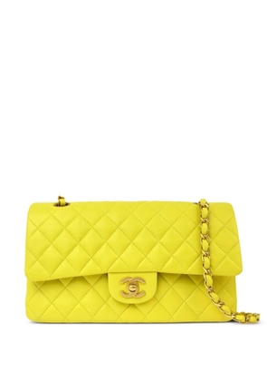 CHANEL Pre-Owned 2000 medium Double Flap shoulder bag - Yellow