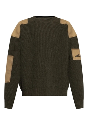 DSQUARED2 logo-embroidered jumper - Green