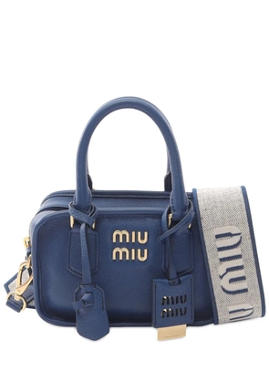 Miu Miu Pre-Owned 2010-2025 Leather Arcadie crossbody bag - Blue