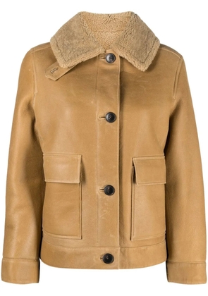 Yves Salomon lambskin short jacket - Neutrals
