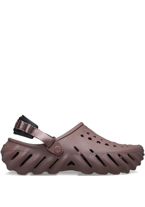 Crocs Echo perforated-detail clog sandals - Red