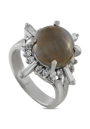 LB Exclusive diamond platinum ring - Silver