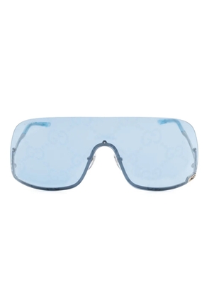 Gucci Eyewear oversized retro-frame sunglasses - Blue