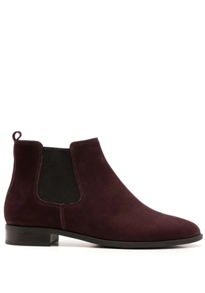 Sarah Chofakian ankle leather boots - Red