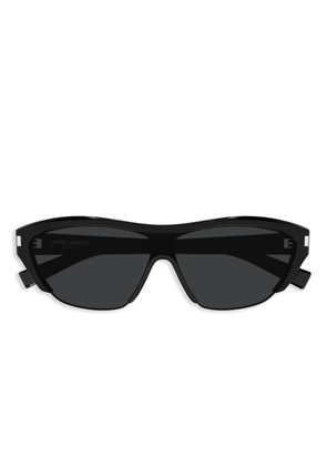 Saint Laurent Eyewear logo-print sunglasses - Black