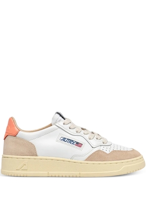 Autry leather lace-up sneakers - White