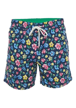 Polo Ralph Lauren floral-print swim shorts - Blue
