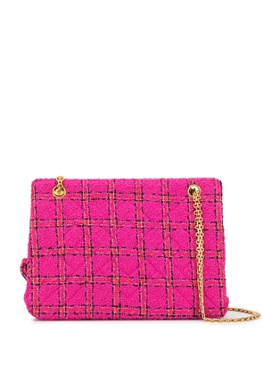 CHANEL Pre-Owned 1995 checked shoulder bag - Pink