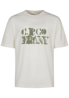 C.P. Company logo-print T-shirt - White
