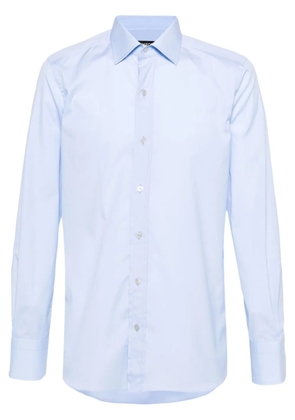 TOM FORD plain cotton shirt - Blue