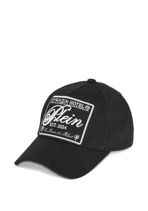 Philipp Plein embroidered-logo baseball cap - Black