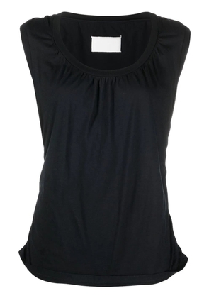 Maison Martin Margiela Pre-Owned 1990s gathered detailing sleeveless tank - Black