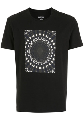 Amir Slama graphic-print cotton T-shirt - Black